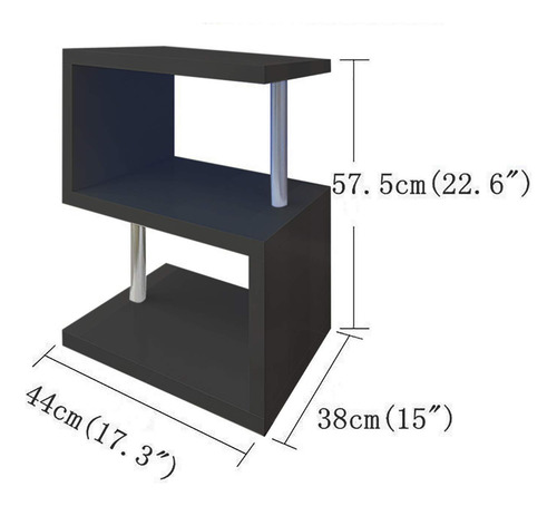 Mesa Auxiliar Moderna Y Simple Mesita De Noche Led En Forma