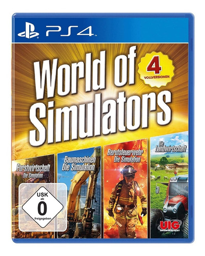 World Of Simulators 4 En 1 ( Ps4 - Fisico )