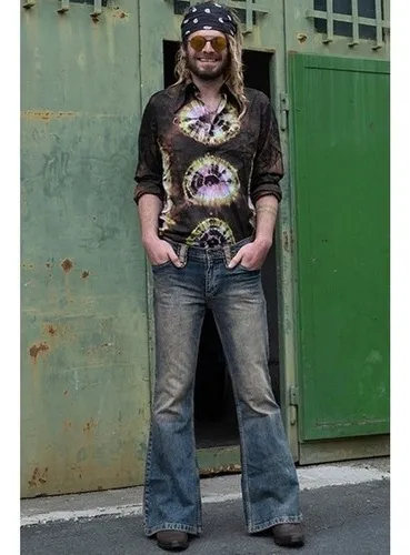 Pantalones acampanados de hombre new arrivals