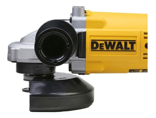 Imagen 3 de 4 de Esmeriladora angular DeWalt DWE491 de 50 Hz/60 Hz color amarillo 2200 W 120 V + accesorios
