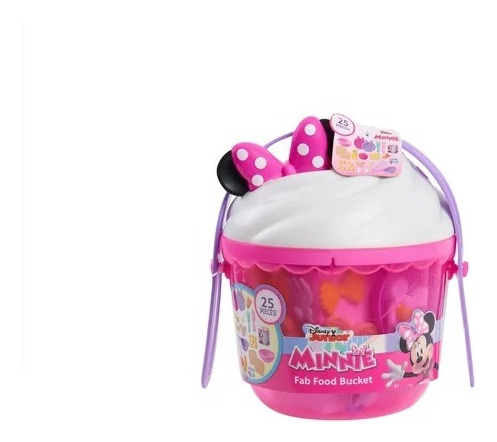 Balde De Cocina Juguete Minnie Disney 25 Piezas