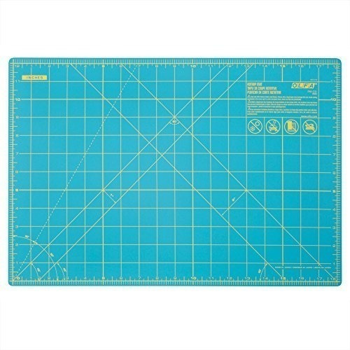 Olfa 1132644 Doble Cara Giratorio Mat 12 X 18 Aqua