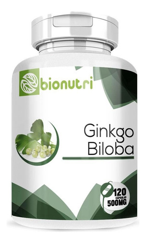 Ginko Biloba 120 Cap Perdida De Memoria Ansiedad Presión 