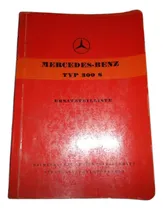 Comprar Mercedes Benz 300 S 1953 Manual De Despiece