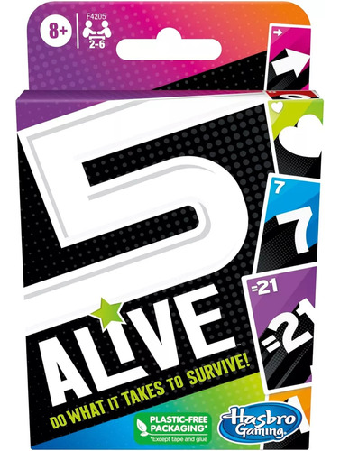 Juego De Cartas 5 Alive Hasbro, Original.-