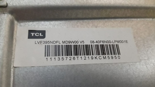 Tiras Led De Tv Tcl L40s65a( 1 Difusor A Pegar) (Usado)