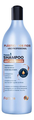 Kit Shampoo E Máscara Plástica Dos Fios Fattore 1l