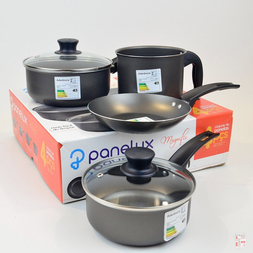 Imagen 8 de 9 de Juego Bateria De Ollas Sarten Kit De Cocina 4 Piezas Panelux