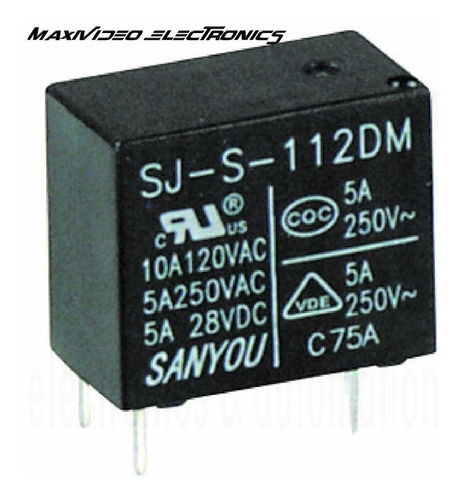 Relay Rele Sj-s-112dm Sanyou Nuevo Original