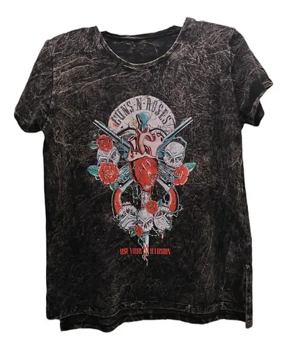 Remera Guns And Roses Use Your Illusion Algodon Mujer