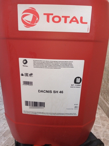 Aceite Total Dacnis Sh 46 /68 Para Compresores
