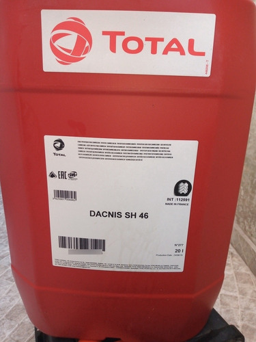 Aceite Total Dacnis Sh 46 /68 Para Compresores