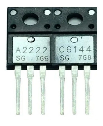 Transistor A2222 C6144 Ou 2sa2222 2sc6144 Epson - 5 Pares