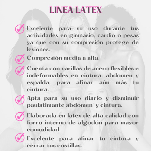 Faja Colombiana Ann Chery Cinturilla Deportiva 3 Broches