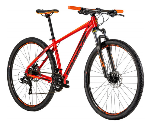 Bicicleta Mtb Groove Hype 10 Aro 29 Shimano 21v Vermelha/lar