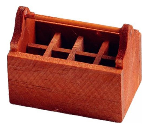 2 Caja De Herramientas De Madera 1/12, Sin Herramientas