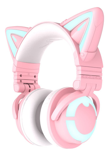 Yowu Auriculares Rgb Cat Ear 3s Inalambricos 5.0 Plegables P