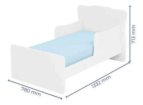 Jogo Quarto Infantil Berço 100% Mdf Com Roupeiro Cômoda