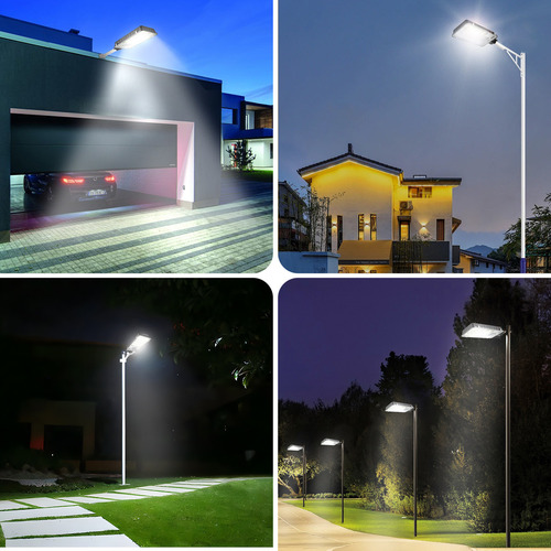 Lámpara Led Solar 1000w Luminaria Suburbana Alumbrado Públic