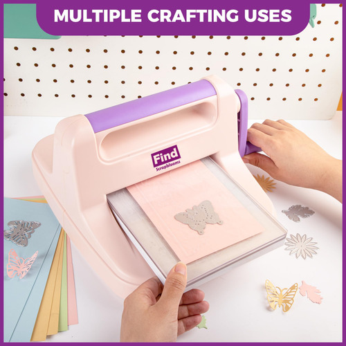 Máquina Manual De Troquelado Y Estampado A5 Púrpura Para Cre