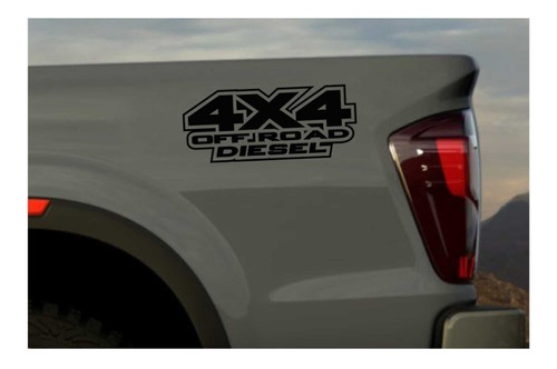 Sticker 4x4 Off Road Diesel Vehiculos Todo Terreno Etc.