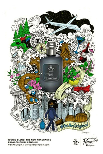 Original Penguin Fragrances Iconic Blend, 3.4 Fluid Ounce