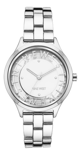 Reloj Nine West Silver Collection Plata Nw2589wtsv Mujer