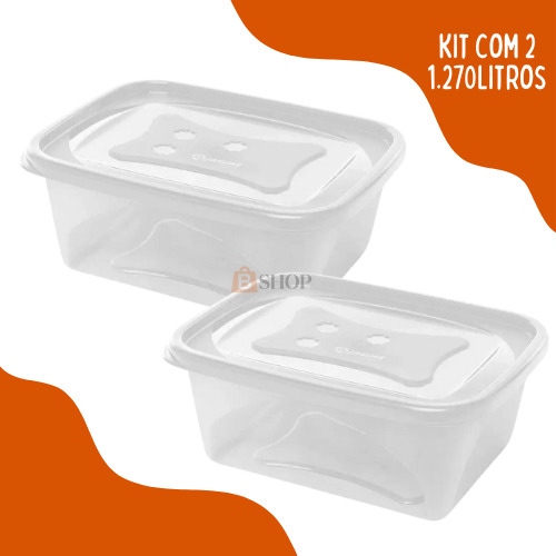 Kit Com 2 Potes 1270ml Jaguar Grande