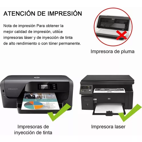 Adhesivo A4 Vinilo Transparente para Impresión Laser (05 hojas)