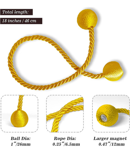 6 Abrazaderas Magnéticas P Cortinas Sujetadores Cortina Clip