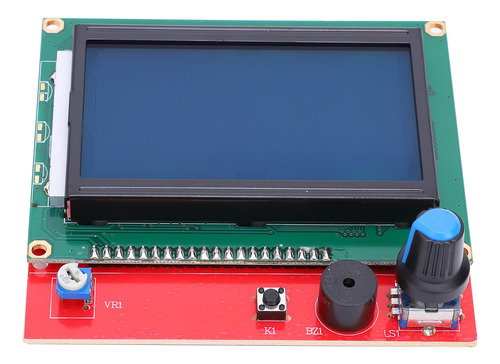 Módulo De Control Lcd 12864, Pantalla Plana, Placa Base 3d