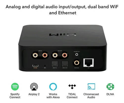 Wiim Pro Streamer Amplificador Com Controle Remoto Por Voz
