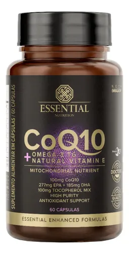 Coenzima Q10 Essential Nutrition 60 Cápsulas