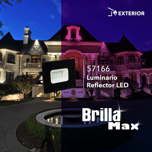 Imagen 6 de 7 de Reflector Led 100w Philco Para Exterior Aluminio Resistente