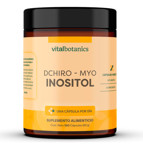 Myo Inositol Y D-chiro Inositol Con 120 Caps | Vitalbotanics