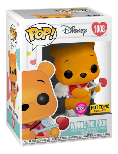 Funko Pop Disney Valentines Winnie The Pooh Flocked 