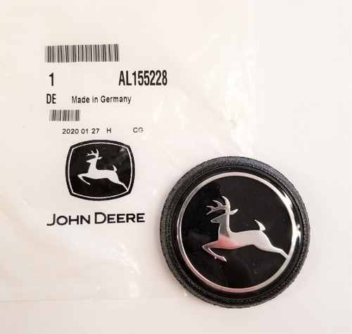 Al155228 Emblema P/ Volante De La Direccion John Deere 5725