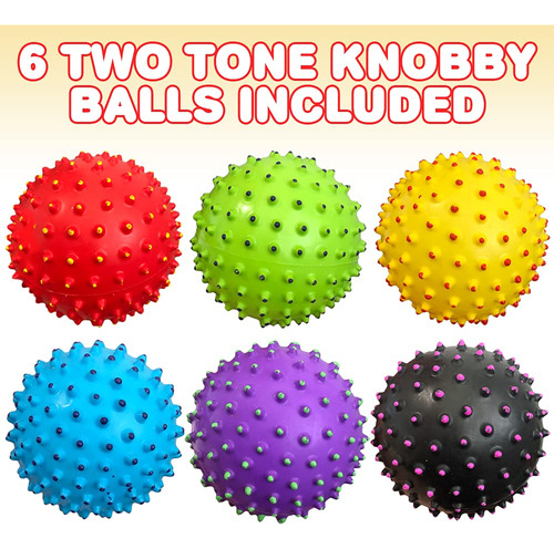 Bolas Sensoriales Para La Ansiedad Multicolor 6 Piezas