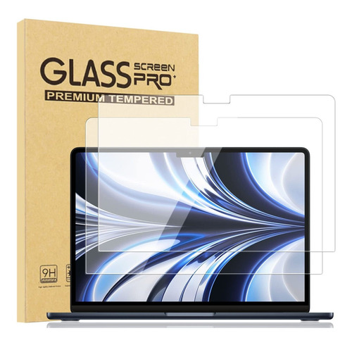 Avakot 2 Protector Pantalla Para Macbook Air 13.6  Vidrio M2