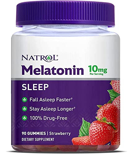 Natrol Melatonin Goma De 10 Mg, 90 4cr6h