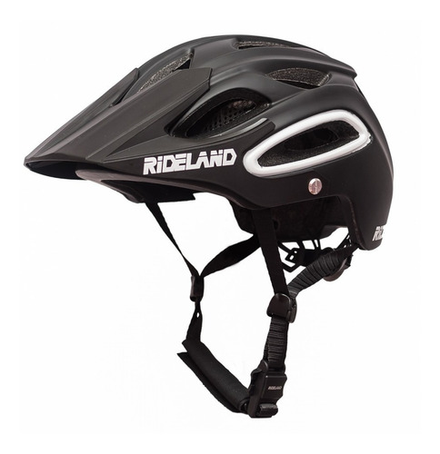 Casco De Bicicleta Rideland All-track Mtb Imán Negro