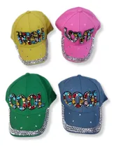 Comprar 15 Gorras Tachas Fluo Sombrero Cotillon Fluo Luminoso Frase