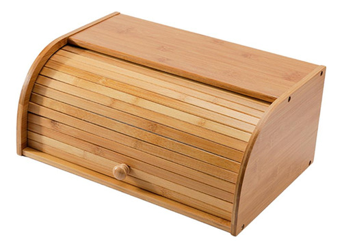 Natural Roll Caja De Bambú Cocina Almacenamiento De