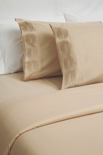 Juego De Sábanas King Alcoyana 600 Hilos Brodery Premium