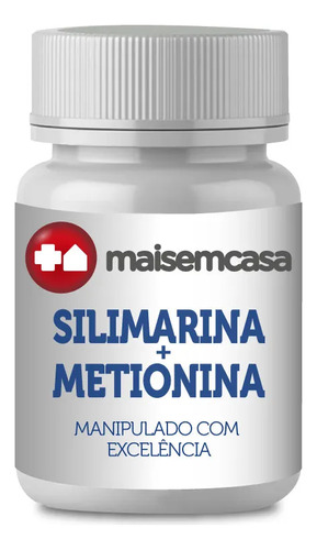 Silimarina 70 Mg + Dl- Metionina 100mg Pote 120 Cápsulas