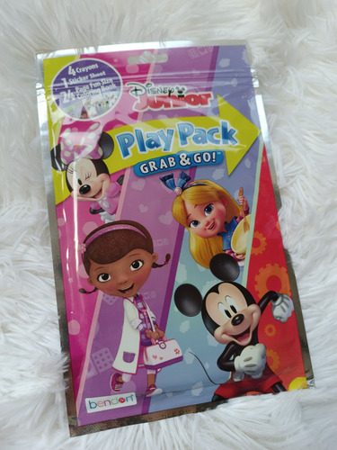 Play Pack Grab And Go. Disney Junior. Cotillón Pintar Colore