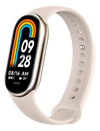 Pulsera Xiaomi Mi Smart Band 8 + Protector De Pantalla Caja Oro