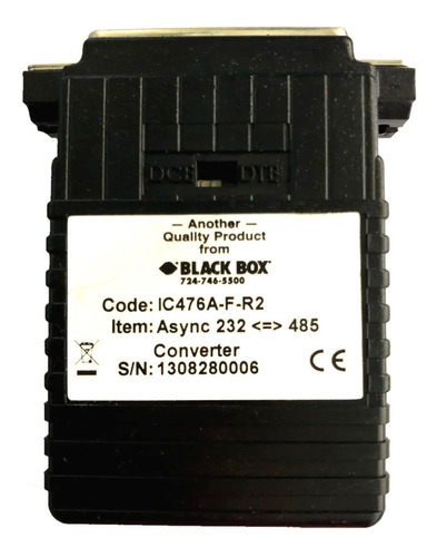 Conversor Assíncrono 232/485 232/485 Black Box Ic476-f-r2 