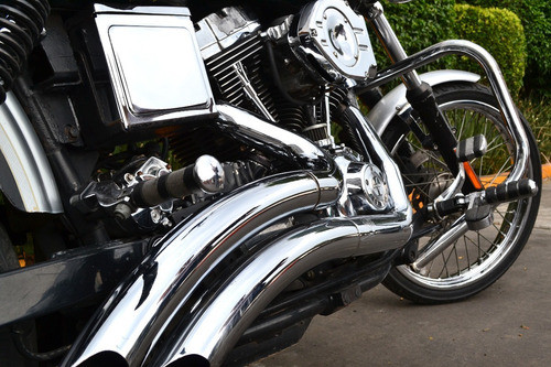 Imagen 7 de 15 de Imponente Harley Dyna Wide Glide 1450 Muy Llamativa Emplacad
