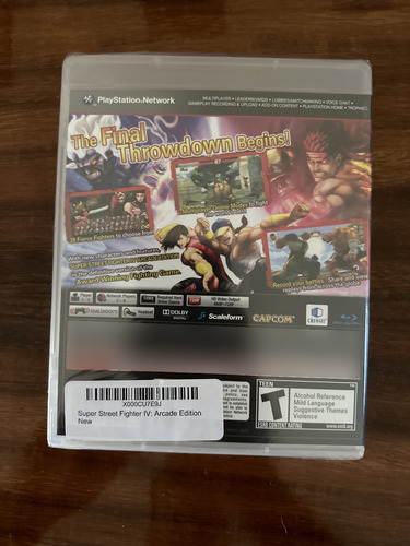 Videojuego Super Street Fighter Iv Arcade Ps3 Sellado Nuevo (Usado)